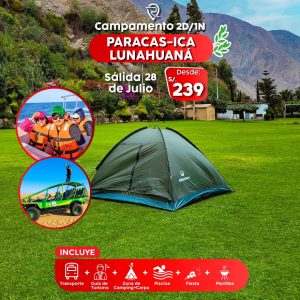 Campamento Paracas + Ica + Lunahuaná 2D1N FP🇵🇪